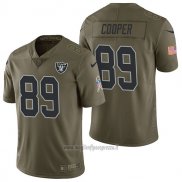 Maglia NFL Limited Las Vegas Raiders 89 Amari Cooper 2017 Salute To Service Verde
