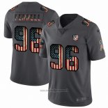 Maglia NFL Limited Las Vegas Raiders Ferrell Retro Flag Nero