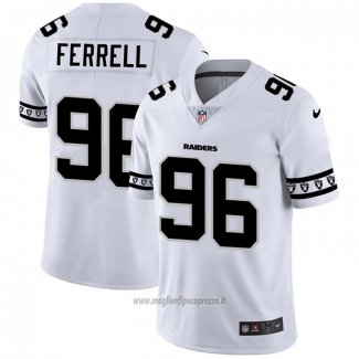 Maglia NFL Limited Las Vegas Raiders Ferrell Team Logo Fashion Bianco