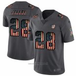 Maglia NFL Limited Las Vegas Raiders Jacobs Retro Flag Nero