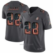 Maglia NFL Limited Las Vegas Raiders Jacobs Retro Flag Nero