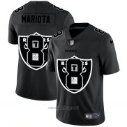 Maglia NFL Limited Las Vegas Raiders Mariota Logo Dual Overlap Nero