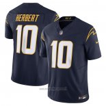 Maglia NFL Limited Los Angeles Chargers Justin Herbert Vapor F.u.s.e. Blu