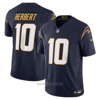 Maglia NFL Limited Los Angeles Chargers Justin Herbert Vapor F.u.s.e. Blu