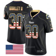 Maglia NFL Limited Los Angeles Rams Gurley Ii Rush USA Flag Nero