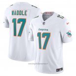 Maglia NFL Limited Miami Dolphins Jaylen Waddle Vapor F.u.s.e. Bianco