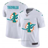 Maglia NFL Limited Miami Dolphins Tagovailoa Logo Dual Overlap Bianco