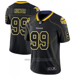 Maglia NFL Limited Minnesota Vikings Danielle Hunter Nero Color Rush 2018 Lights Out