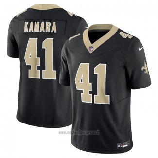 Maglia NFL Limited New Orleans Saints Alvin Kamara Vapor F.u.s.e. Nero