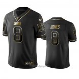 Maglia NFL Limited New York Giants Daniel Jones Golden Edition Nero