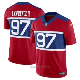 Maglia NFL Limited New York Giants Dexter Lawrence II Alternato Vapor F.U.S.E. Rosso