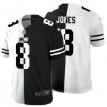 Maglia NFL Limited New York Giants Jones White Black Split