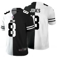 Maglia NFL Limited New York Giants Jones White Black Split