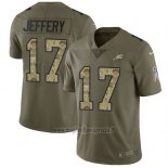 Maglia NFL Limited Philadelphia Eagles 17 Alshon Jeffery 2017 Salute To Service Camuffamento