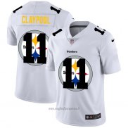 Maglia NFL Limited Pittsburgh Steelers Claypool Logo Dual Overlap Bianco
