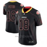 Maglia NFL Limited San Francisco 49ers Dante Pettis Nero Color Rush 2018 Lights Out