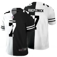 Maglia NFL Limited San Francisco 49ers Kaepernick White Black Split