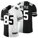 Maglia NFL Limited San Francisco 49ers Kittle Black White Split