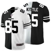 Maglia NFL Limited San Francisco 49ers Kittle Black White Split