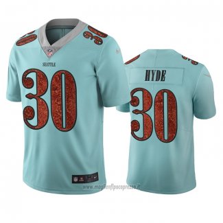 Maglia NFL Limited Seattle Seahawks Carlos Hyde Citta Edition Blu