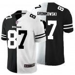 Maglia NFL Limited Tampa Bay Buccaneers Gronkowski Black White Split