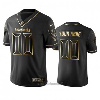 Maglia NFL Limited Tampa Bay Buccaneers Personalizzate Golden Edition Nero