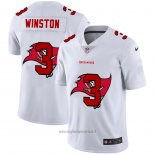 Maglia NFL Limited Tampa Bay Buccaneers Winston Logo Dual Overlap Bianco