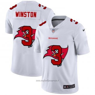 Maglia NFL Limited Tampa Bay Buccaneers Winston Logo Dual Overlap Bianco