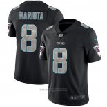 Maglia NFL Limited Tennessee Titans Mariota Black Impact