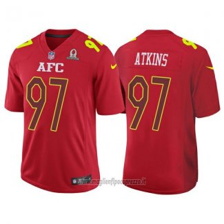 Maglia NFL Pro Bowl AFC Atkins 2017 Rosso