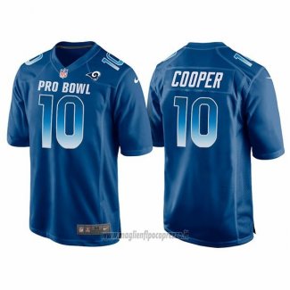 Maglia NFL Pro Bowl Los Angeles Rams 10 Pharoh Cooper NFC 2018 Blu