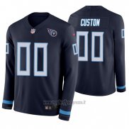 Maglia NFL Tennessee Titans Personalizzate Blu Therma Manica Lunga