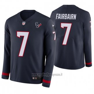 Maglia NFL Therma Manica Lunga Houston Texans Ka'imi Fairbairn Blu