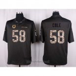 Maglia NFL Anthracite Indianapolis Colts Cole 2016 Salute To Service