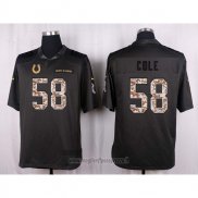Maglia NFL Anthracite Indianapolis Colts Cole 2016 Salute To Service