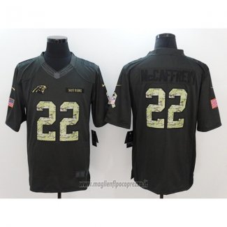 Maglia NFL Anthracite Jacksonville Jaguars 22 Mccaffrey Nero