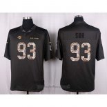 Maglia NFL Anthracite Miami Dolphins Suh 2016 Salute To Service