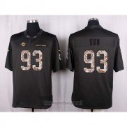 Maglia NFL Anthracite Miami Dolphins Suh 2016 Salute To Service