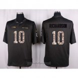 Maglia NFL Anthracite Seattle Seahawks Richardaon 2016 Salute To Service