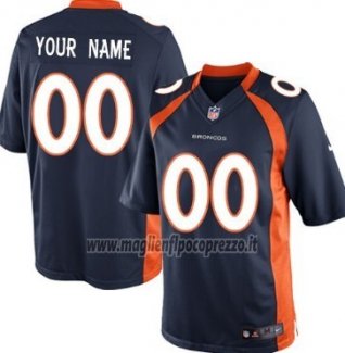 Maglia NFL Denver Broncos Personalizzate Blu