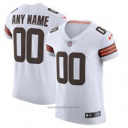 Maglia NFL Elite Cleveland Browns Personalizzate Vapor Untouchable Bianco