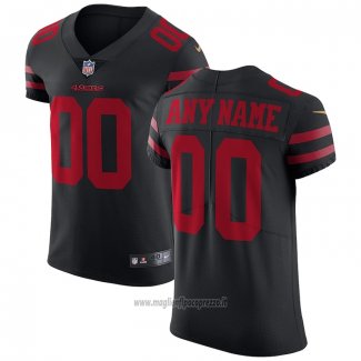 Maglia NFL Elite San Francisco 49ers Personalizzate Vapor Untouchable Nero