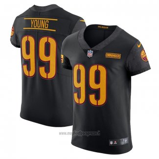 Maglia NFL Elite Washington Commanders Chase Young Alternato Vapor Nero