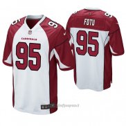 Maglia NFL Game Arizona Cardinals 95 Leki Fotu Bianco
