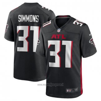 Maglia NFL Game Atlanta Falcons Justin Simmons Nero