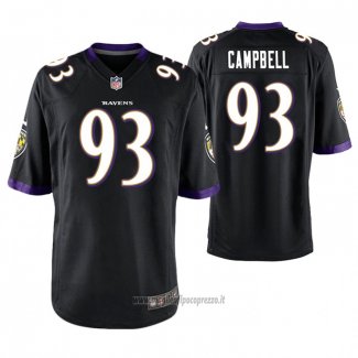 Maglia NFL Game Baltimore Ravens Calais Campbell Nero