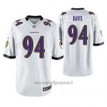 Maglia NFL Game Baltimore Ravens Carl Davis Bianco
