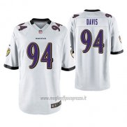 Maglia NFL Game Baltimore Ravens Carl Davis Bianco