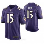 Maglia NFL Game Baltimore Ravens Marquise Brown Viola