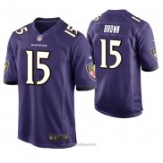 Maglia NFL Game Baltimore Ravens Marquise Brown Viola